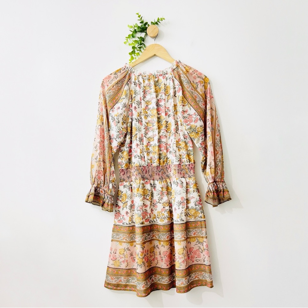 Love The Label Euphoria Boho Floral Long Sleeve Dress - Picture 10 of 11